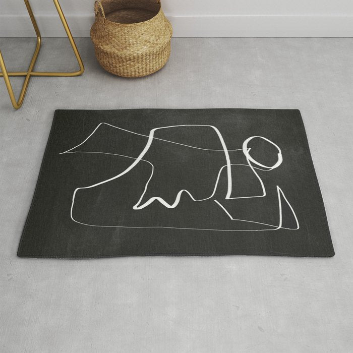 Abstract line art 6/2 Rug Gallery Image 1