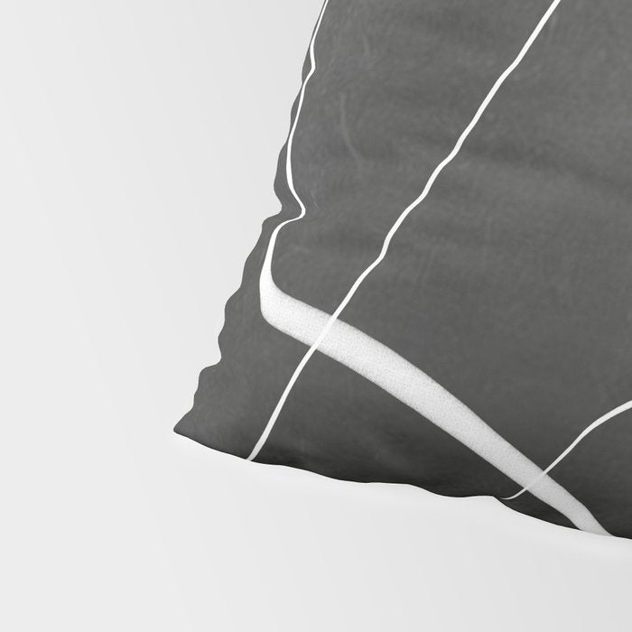 Abstract line art 6/2 Pillow Sham Gallery Image 4