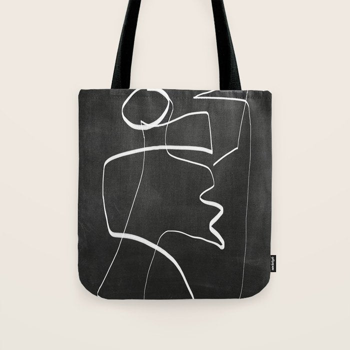 Abstract line art 6/2 Tote Bag Gallery Image 1