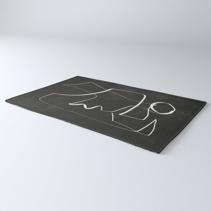 Abstract line art 6/2 Rug Gallery Image 3