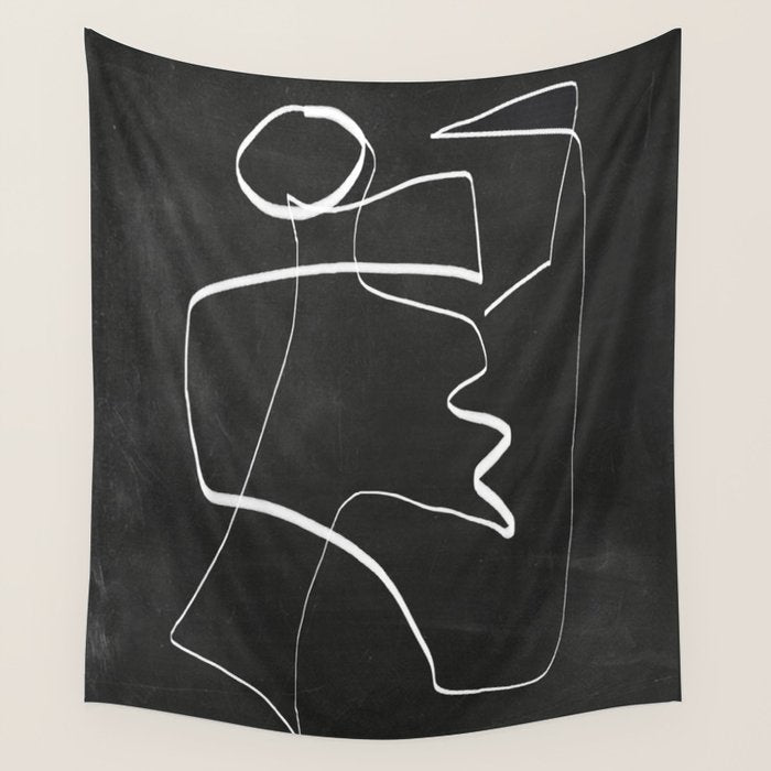 Abstract line art 6/2 Wall Tapestry Gallery Image 1