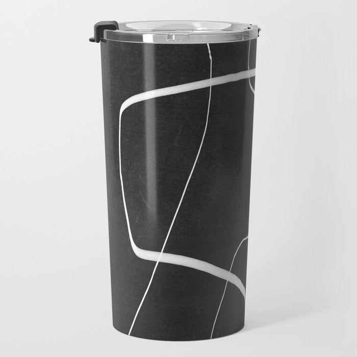 Abstract line art 6/2 Travel Mug Gallery Image 3