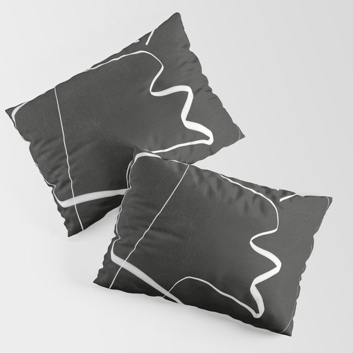 Abstract line art 6/2 Pillow Sham Gallery Image 3