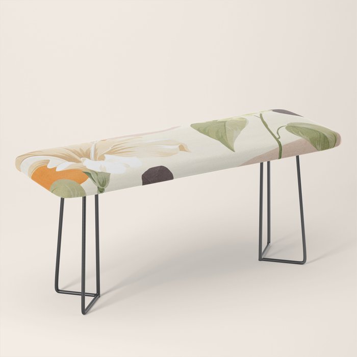 Colorful Flower Design 4 Bench Gallery Image 1