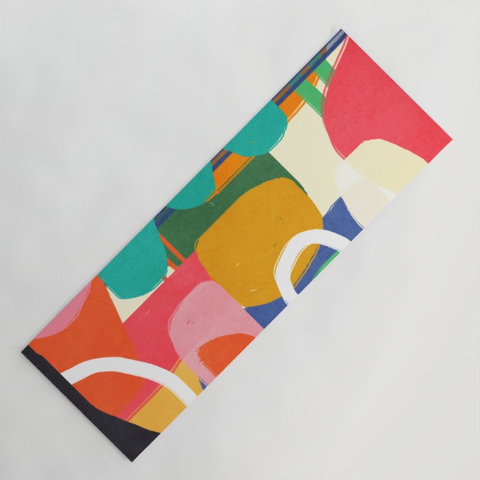 Modern Abstract Shape 02 Yoga Mat Gallery Image 1