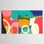 Modern Abstract Shape 02 Tablecloth Gallery Image 2