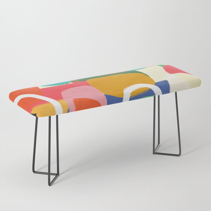 Modern Abstract Shape 02 Bench Gallery Image 1