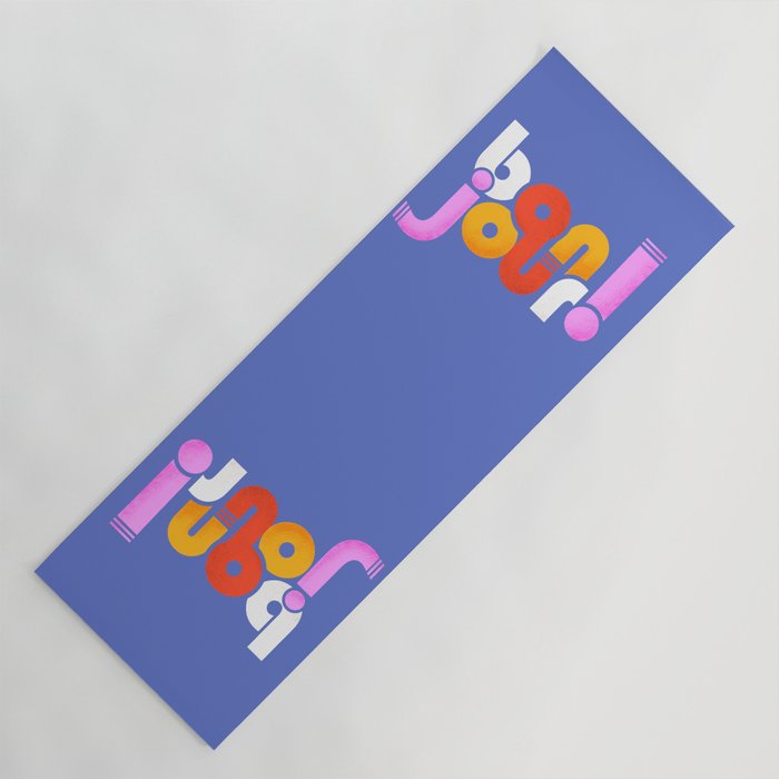 bonjour! french design Yoga Mat Gallery Image 1