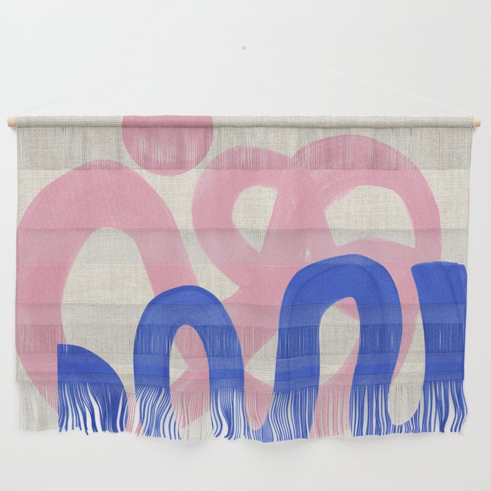Pink Bloop Wall Hanging Gallery Image 1
