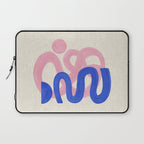 Pink Bloop Laptop Sleeve Gallery Image 1
