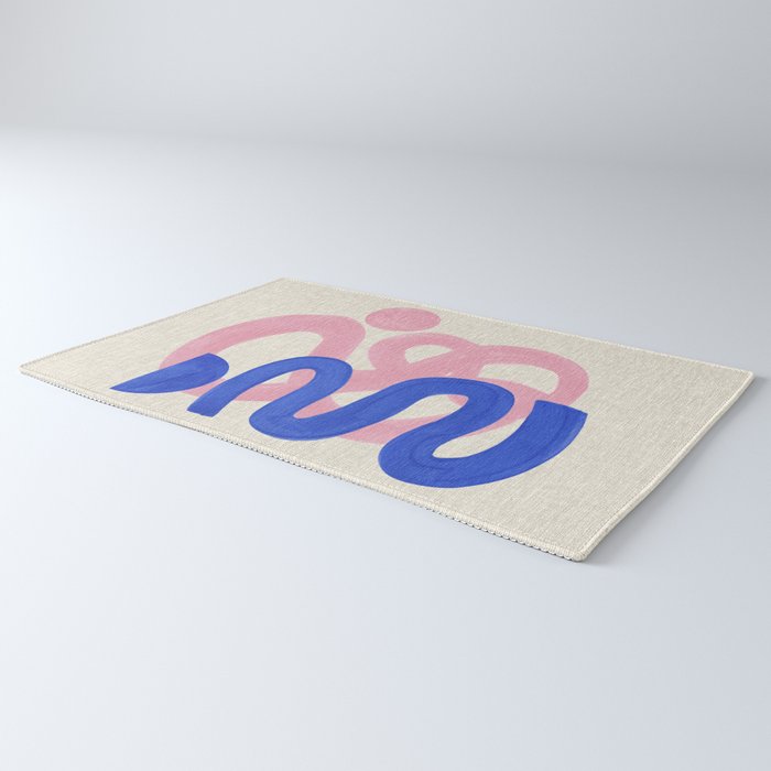 Pink Bloop Rug Gallery Image 3