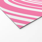 Wavy Stripes XXXIII - 90s Barbie Pink Welcome Mat Gallery Image 2