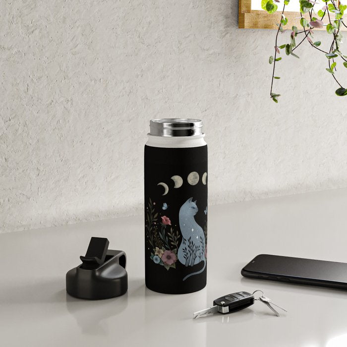 Cat on the Hill Water Bottle Gallery Image 4
