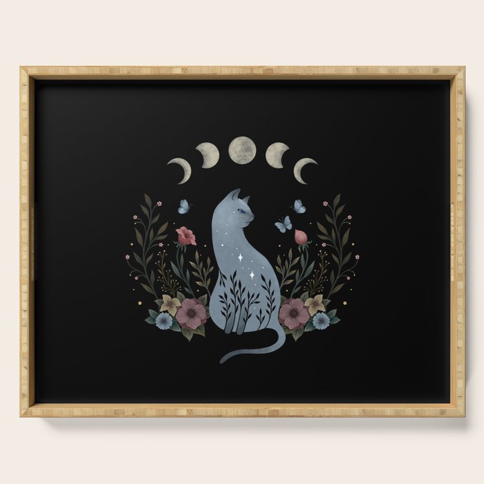 Cat on the Hill Serving Tray Gallery Image 1