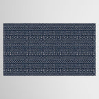 Mudcloth Distress Denim Tablecloth Gallery Image 2