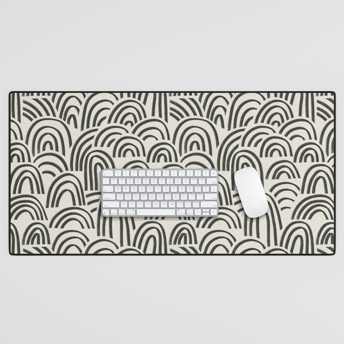 Charcoal Arches #1 Desk Mat Gallery Image 1