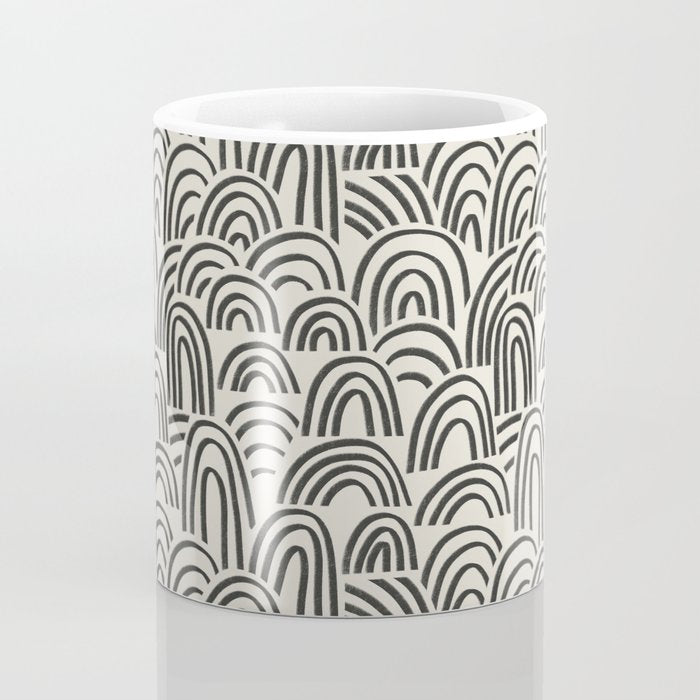 Charcoal Arches #1 Coffee Mug Gallery Image 4