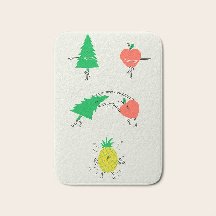 Pineapple Bath Mat Gallery Image 1