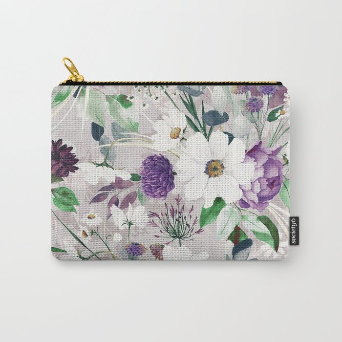 Lush lilac garden Carry All Pouch Gallery Image 1