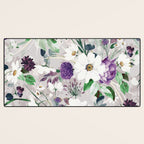 Lush lilac garden Desk Mat Gallery Image 3