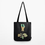 Love Stoned Cowboy Boots - Emerald, Cream, Black Tote Bag Gallery Image 2