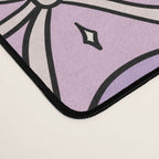 Purple Bow Print Desk Mat Gallery Image 4