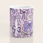 Purple Bow Print Coffee Mug Gallery Image 4
