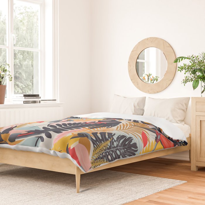 Paradise Birds II. Duvet Cover Gallery Image 2