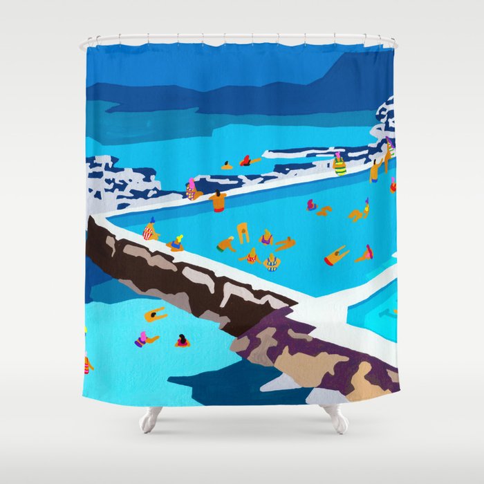 Iceberg pools Shower Curtain Gallery Image 1