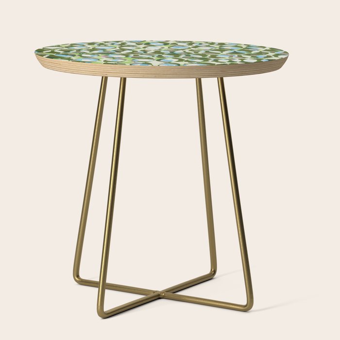Pure Strokes #3 / Green & Blue Side Table Gallery Image 1