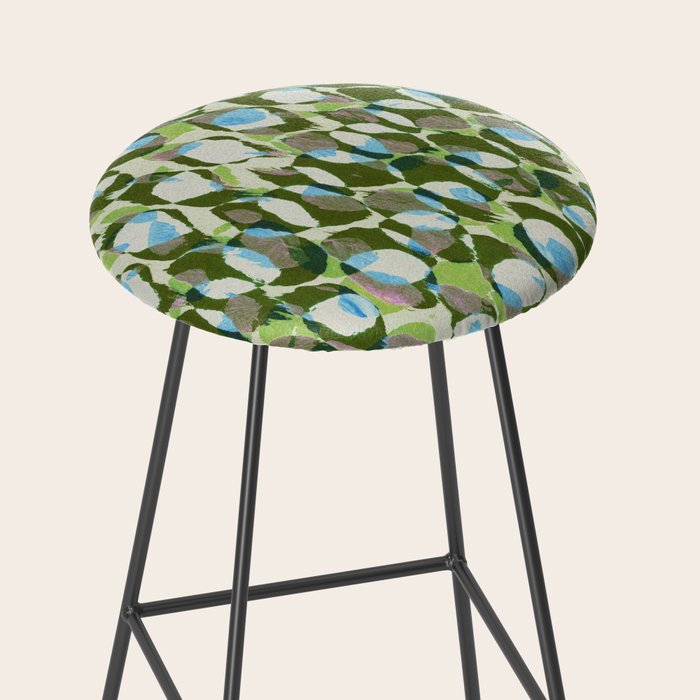 Pure Strokes #3 / Green & Blue Stool Gallery Image 2