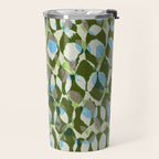 Pure Strokes #3 / Green & Blue Travel Mug Gallery Image 2