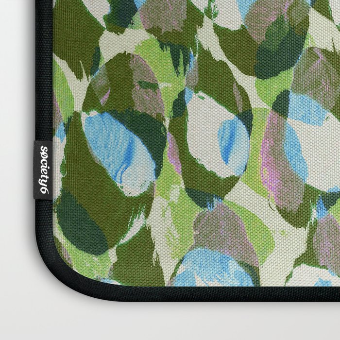 Pure Strokes #3 / Green & Blue Laptop Sleeve Gallery Image 3
