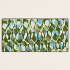 Pure Strokes #3 / Green & Blue Desk Mat Gallery Image 3