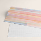 Abstract Watercolor Waves in Peach Sunrise Wrapping Paper Gallery Image 2