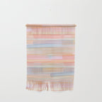 Abstract Watercolor Waves in Peach Sunrise Wall Hanging Gallery Image 1