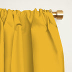 Minimal Arch IX Golden Yellow Modern Geometric Lines Window Curtain Gallery Image 2