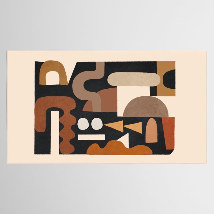 Modern Abstract Art 44 Tablecloth Gallery Image 2