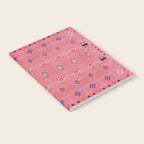 Lovely Pink Oriental Traditional Moroccan Handmade Printable Style  Notebook Gallery Image 2
