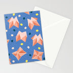 Origami Fortune Teller in Lavender & Pastel Pink Stationery Card Gallery Image 2