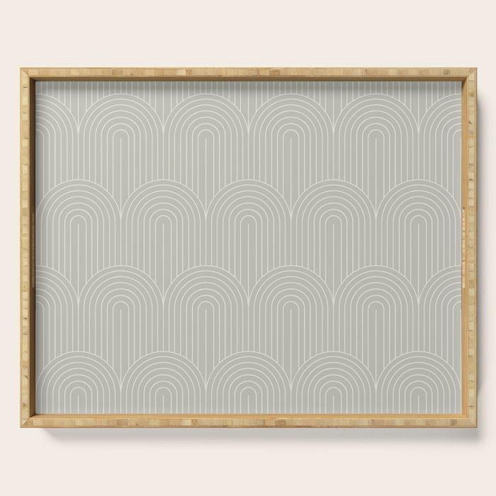 Art Deco Arch Pattern LXI Serving Tray Gallery Image 1