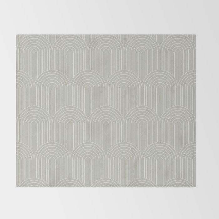 Art Deco Arch Pattern LXI Throw Blanket Gallery Image 2