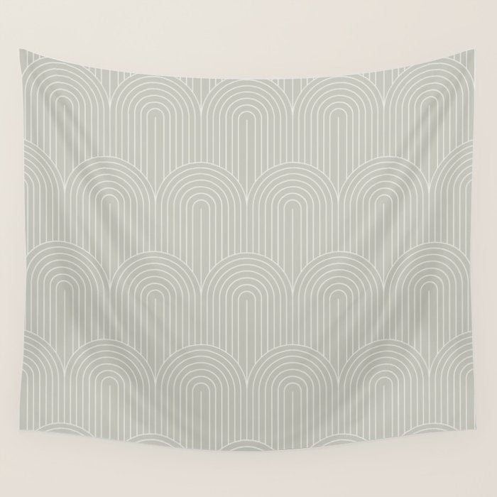 Art Deco Arch Pattern LXI Wall Tapestry Gallery Image 4