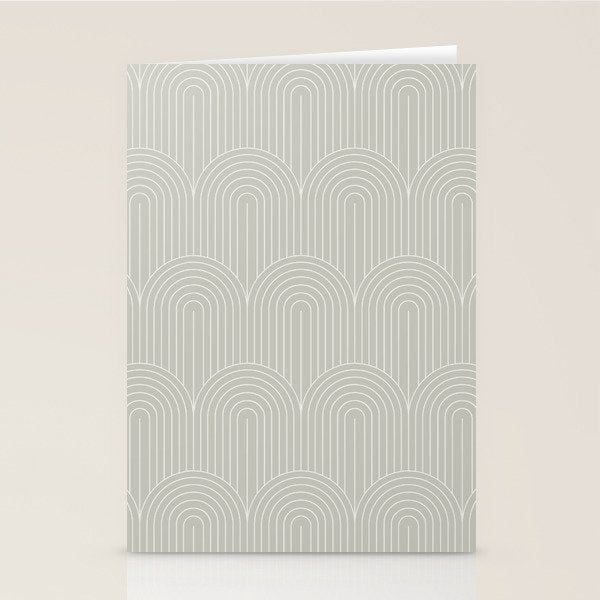 Art Deco Arch Pattern LXI Stationery Card Gallery Image 2
