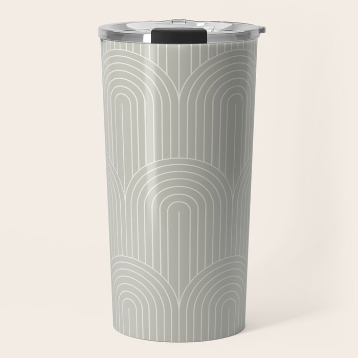 Art Deco Arch Pattern LXI Travel Mug Gallery Image 1