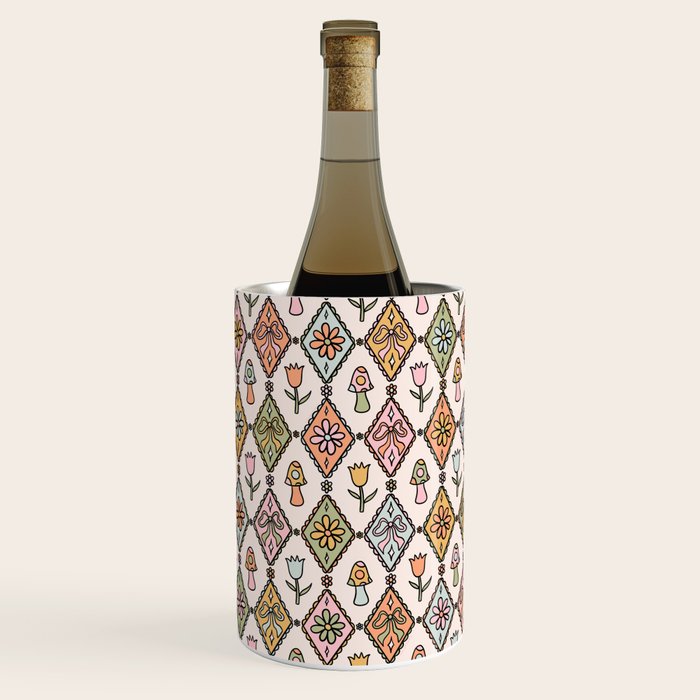 Spring Diamond Print Wine Chiller Gallery Image 2