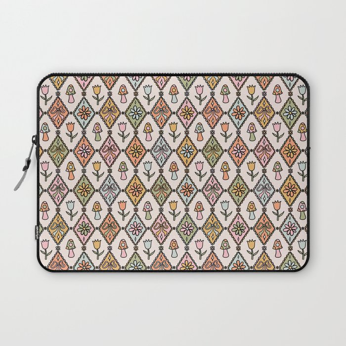 Spring Diamond Print Laptop Sleeve Gallery Image 1