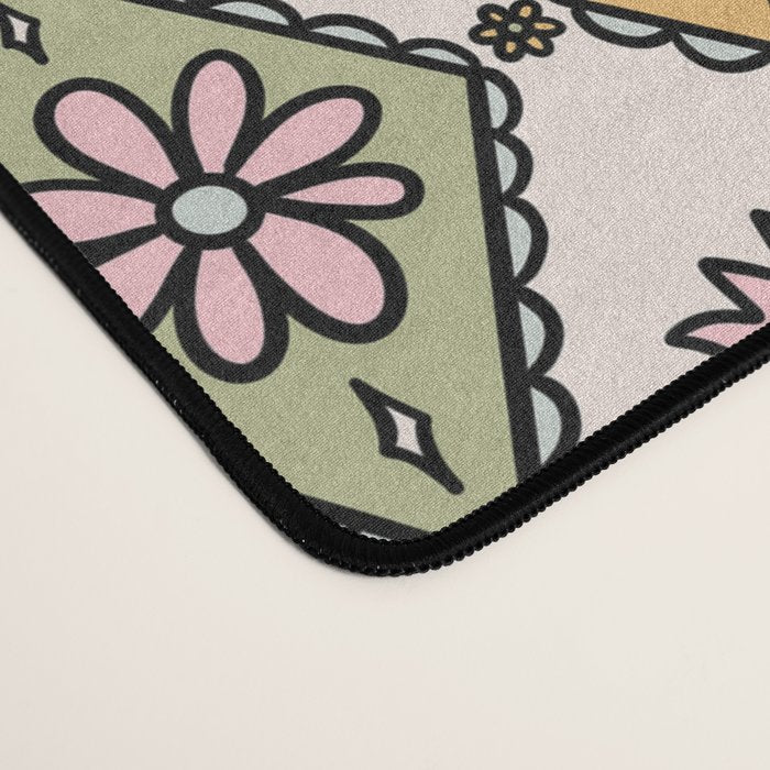 Spring Diamond Print Desk Mat Gallery Image 4