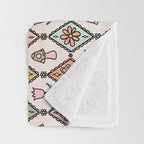 Spring Diamond Print Throw Blanket Gallery Image 3