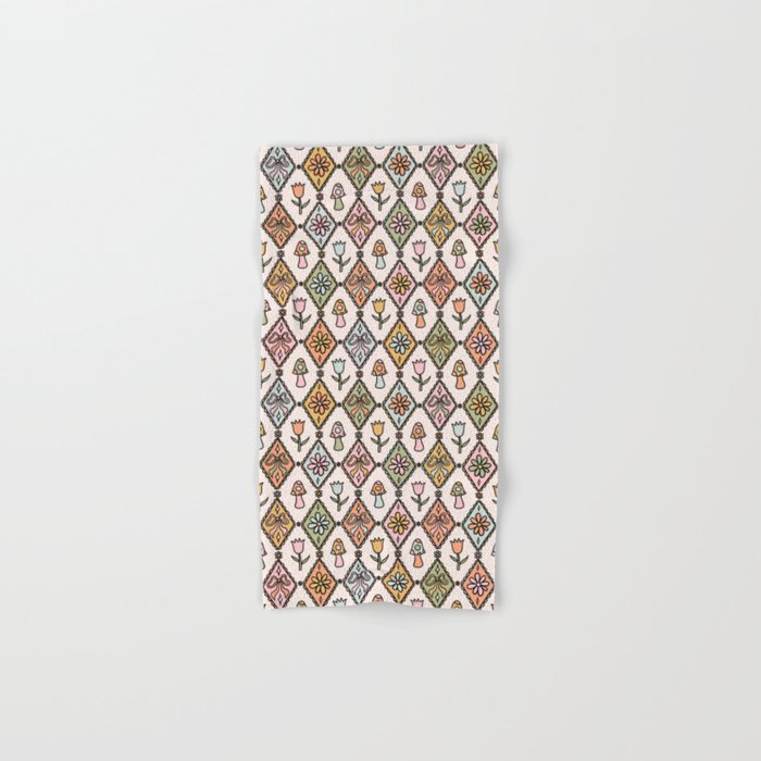 Spring Diamond Print Bath Towel Gallery Image 1